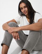 Jeans - Percentuale di tessuto elasticizzato - grigio