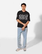 T-shirt - Encolure en V - Noir