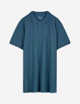 Poloshirt - einfarbig - türkis