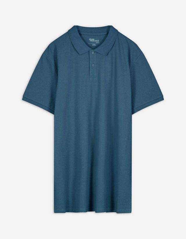 Poloshirt - einfarbig - türkis