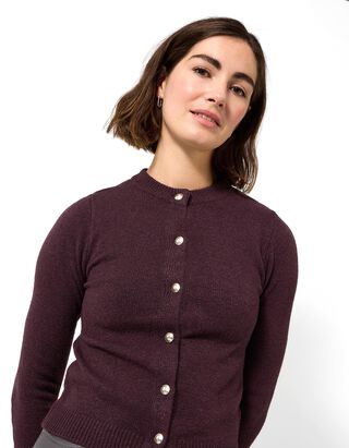Vest - Knoopsluiting - Paars