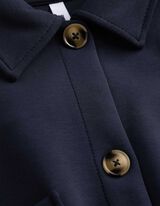 Sportska majica sa zatvaračem - Kopčanje - tamno plava