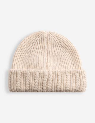M&uuml;tze - Meliert - Beige