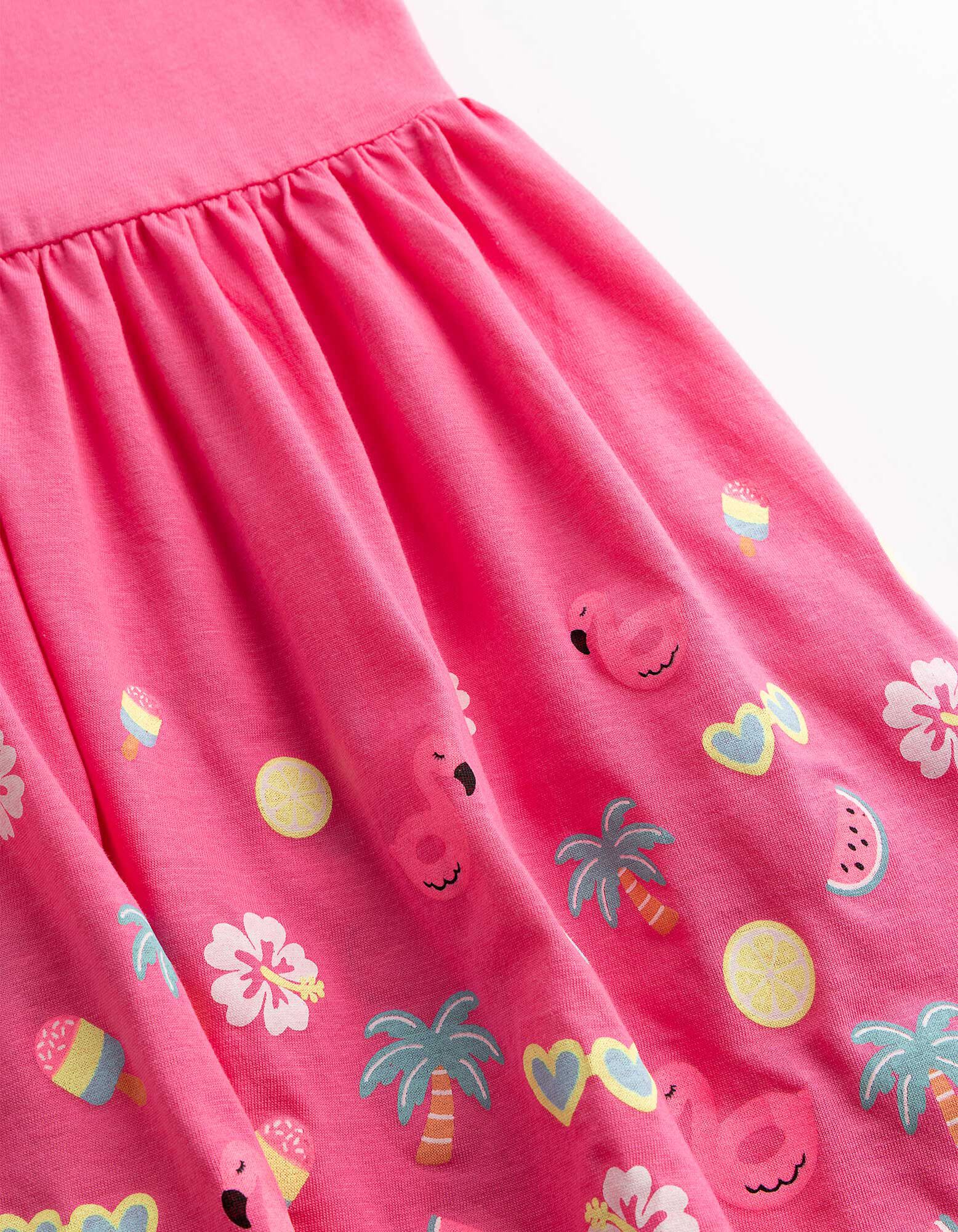 Robe - Imprim&eacute; - rose