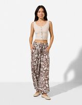 Hose - Balloon Fit - Braun
