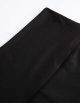 Leggings - Flared Fit - schwarz