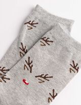 Socken - gemustert - Hellgrau