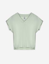 T-shirt - Contenuto di modal - verde chiaro
