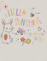 T-s&auml;rk - s&auml;delev motiiv - valge