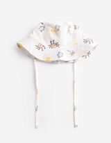 bucket hat - Celoplo&scaron;n&aacute; potlač - biely