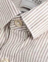 Chemise - Lin mélangé - marron clair