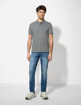 Džíny - Rovný střih Straight Fit - tmave modra