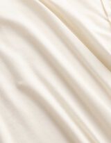 T-Shirt - Viskose-Mix - wei&szlig;