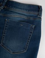 Džinsai - Prigludę - tamsiai melynas