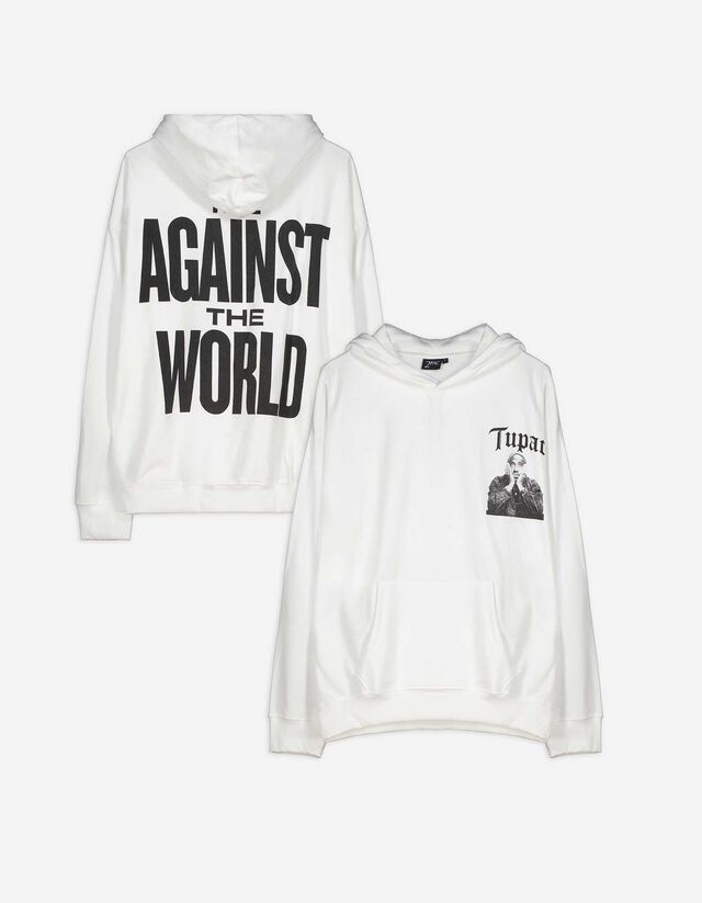 Hoodie - 2Pac - weiß