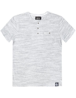 Herren T-Shirt mit Knopfleiste