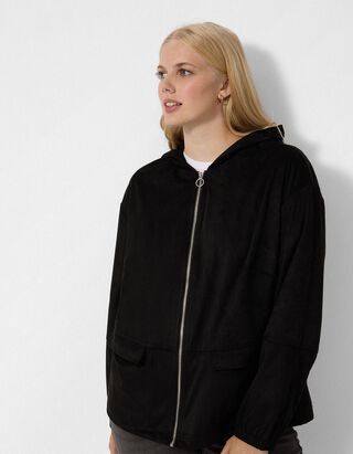 Blouson - Regulierbarer Saum - Schwarz