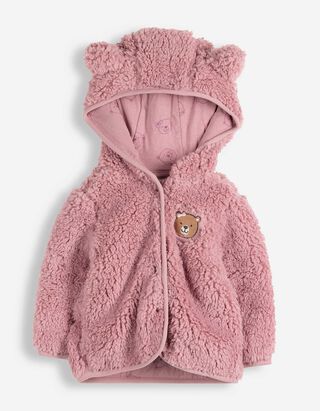 Jas - Teddy - Lichtroze