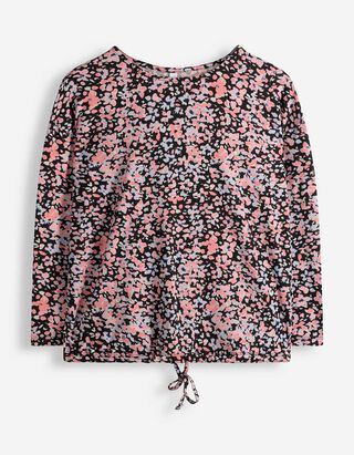 Shirt - Knotendetail - schwarz