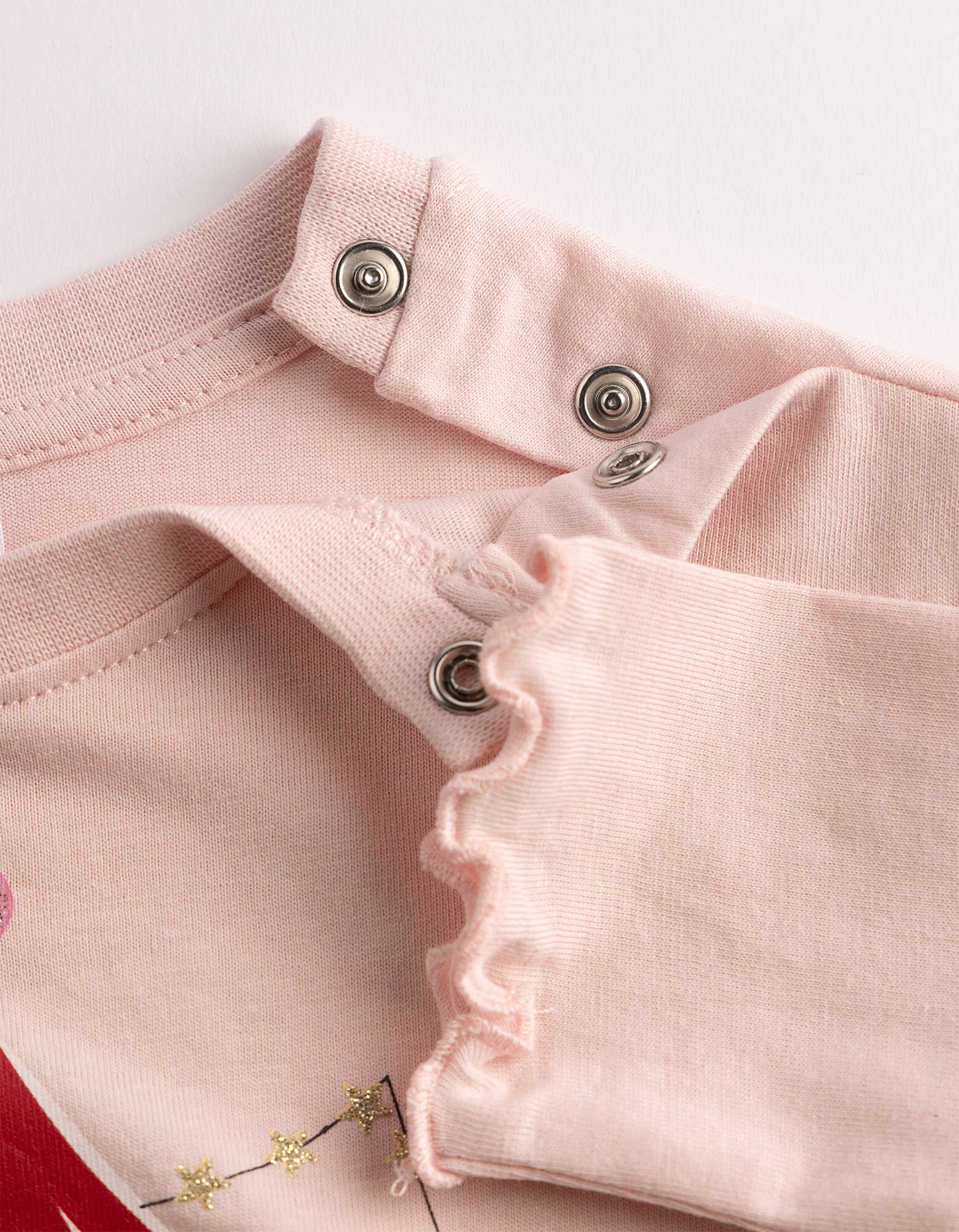 Maglia a manica lunga - Cotone - Rosa chiaro