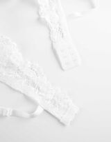 T-Shirt-BH - Spitzenbesatz