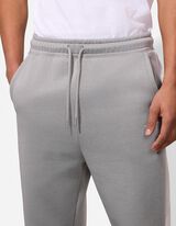 Jogginghose - einfarbig - grau