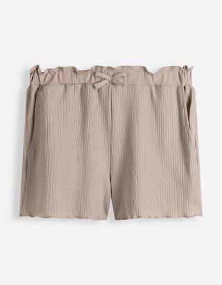 Shorts - einfarbig - Grau