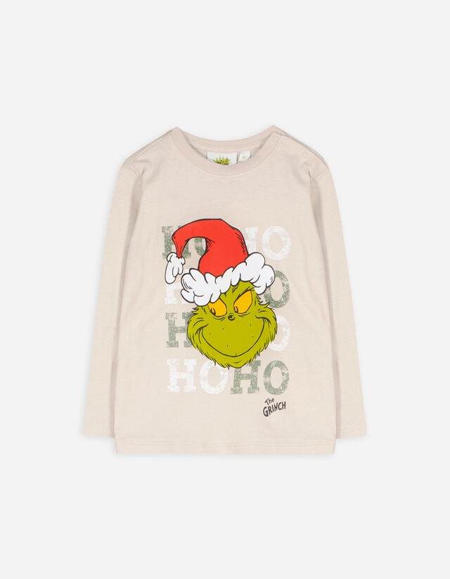 Bluză de corp cu mânecă lungă - Grinch - Bej