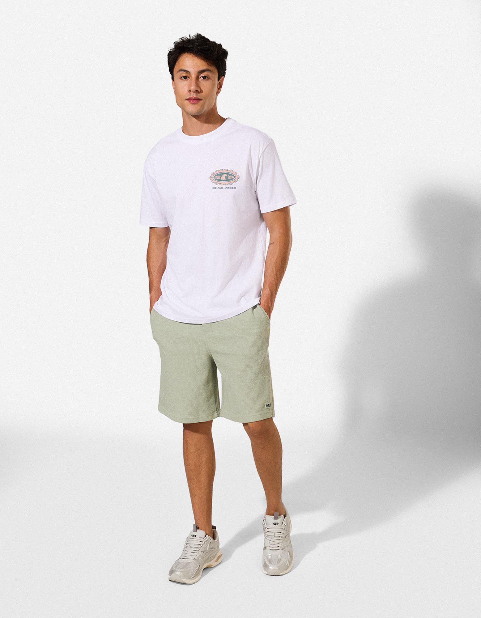T-Shirt - R&uuml;ckenprint - wei&szlig;