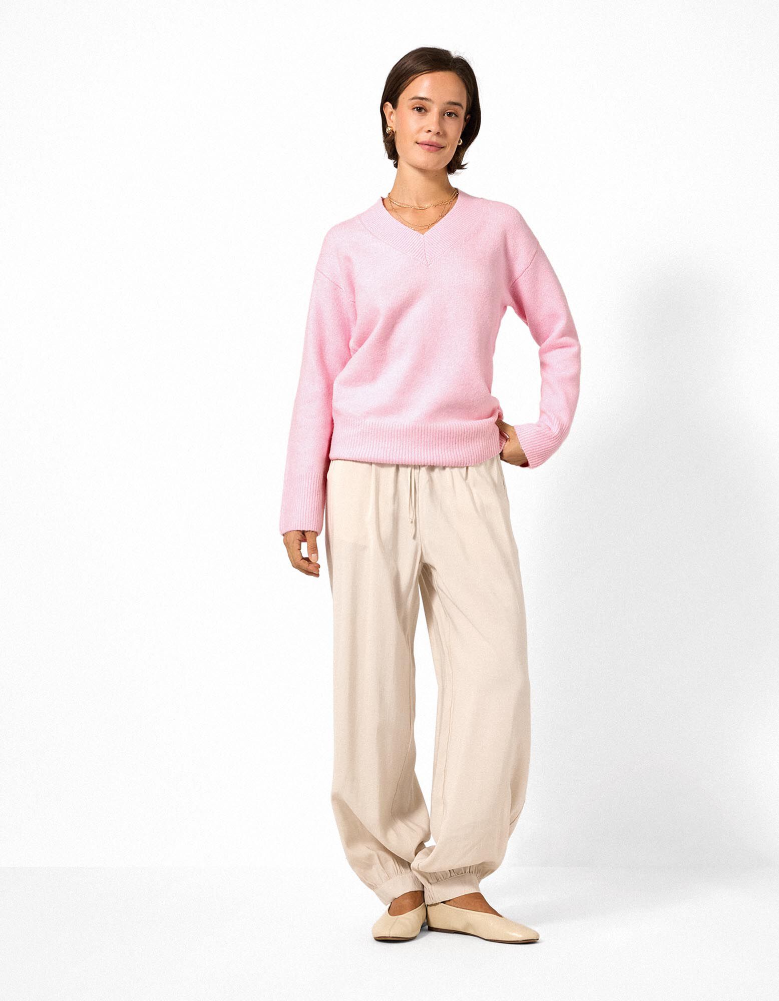 Pullover - Oversized Fit - Rosa