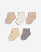 Șosete sneaker - Pachet de 5 - Bej