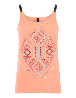 Damen Top mit Motiv-Print