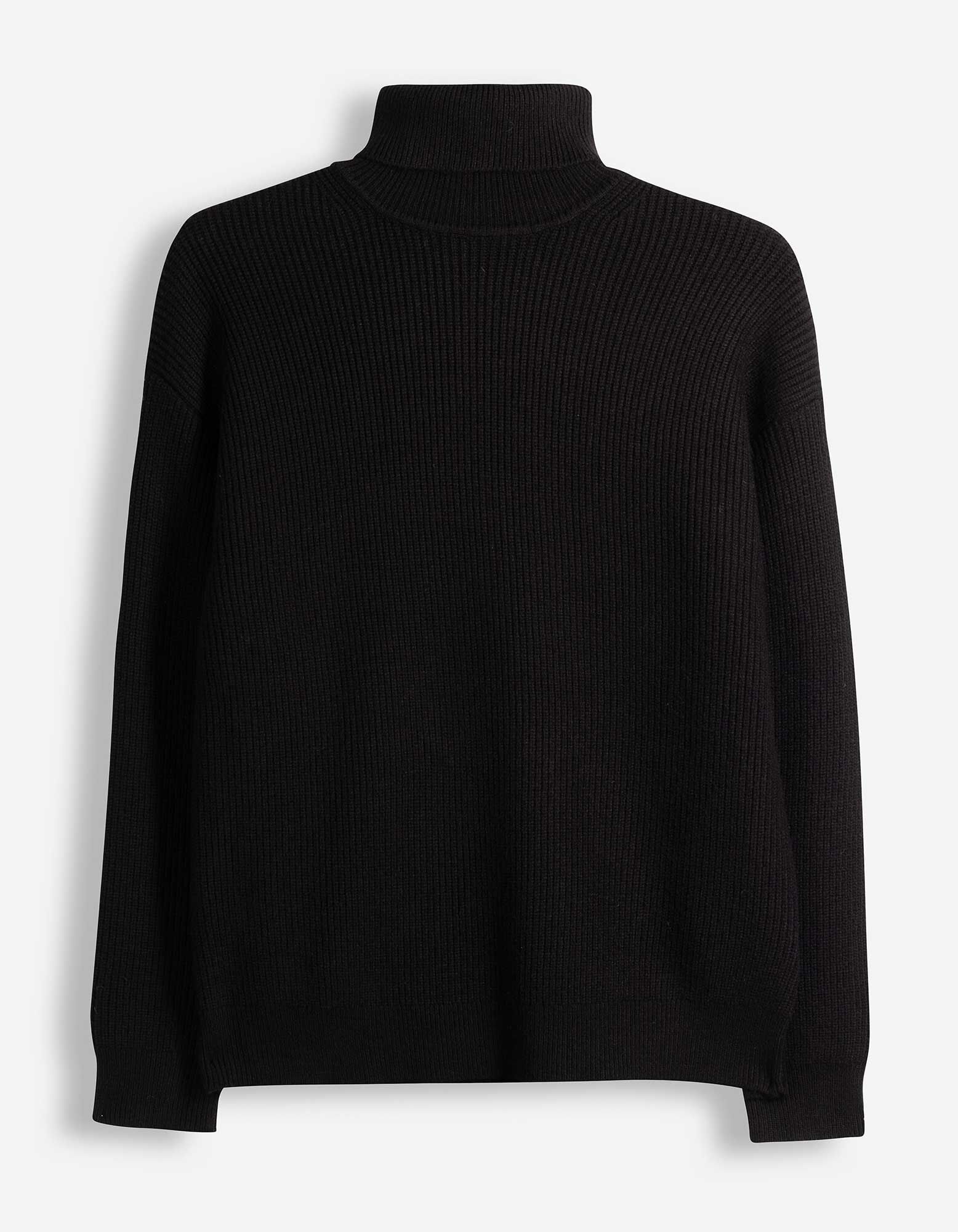 Pullover - Rollkragen - Schwarz