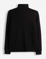 Pullover - Rollkragen - Schwarz