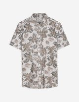 Overhemd - Print all-over - beige