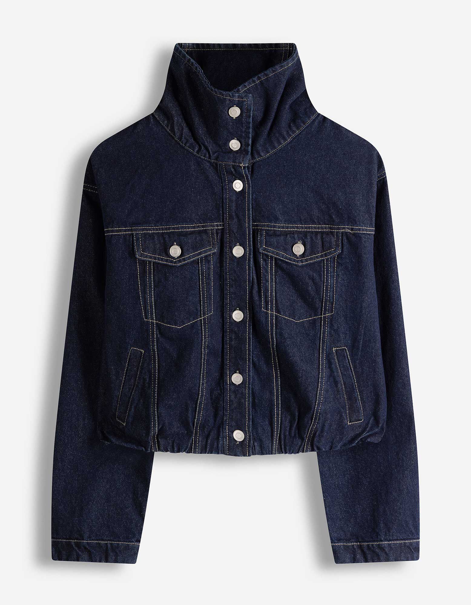 Blouson - Katoen - Donkerblauw