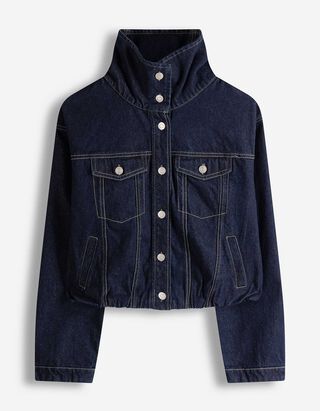 Blouson - Baumwolle - dunkelblau