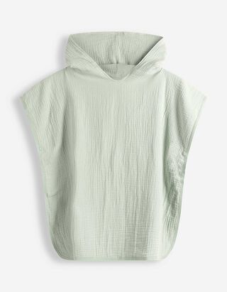 Badjas - Mousseline - lichtgroen