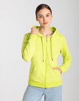 Tepl&aacute;kov&aacute; bunda - Kapucňa s tunelov&yacute;m sťahovan&iacute;m - svetlozelena