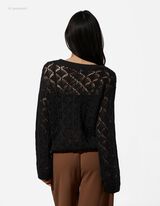 Cardigan - V-Ausschnitt - schwarz