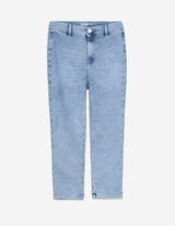 Pantaloni Capri - Percentuale di tessuto elasticizzato - celeste