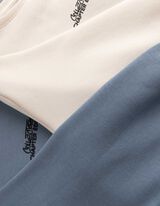 Sweatshirt - 2er-Set - blau