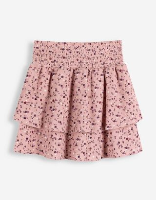 Skort - Bandă elastică &icirc;n talie - Roz