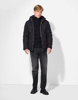 kurtka - material hydrofobowy - czarny