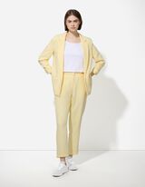 Pantaloni - Monocrom - Galben deschis