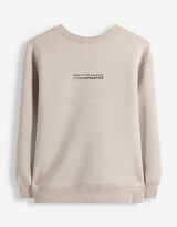Sweatshirt - Duiken - beige