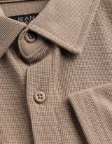 Hemd - Waffelstruktur - hellbraun