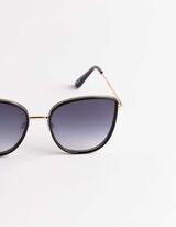 Slnečn&eacute; okuliare - mačacie oko - cierna