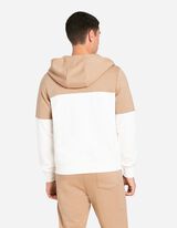 Tepláková bunda - Kapucňa - bezova