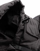 veste sans manches - M&eacute;lange de mat&eacute;riaux - noir